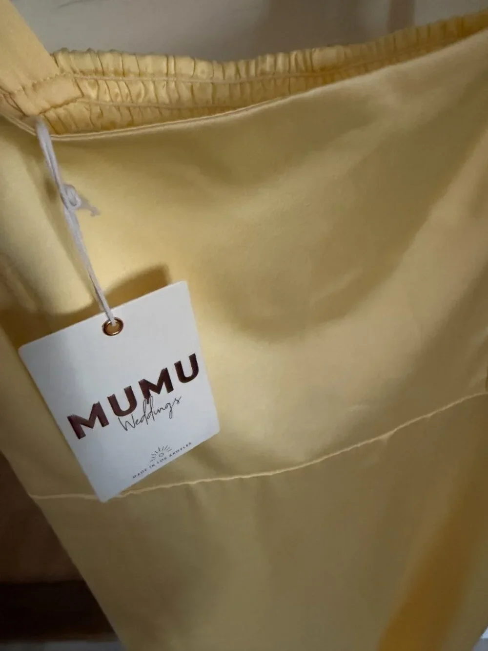 Show Me Your MuMu Butter Yellow Sleeveless Bridesmaid Dress - Picture 12 of 16